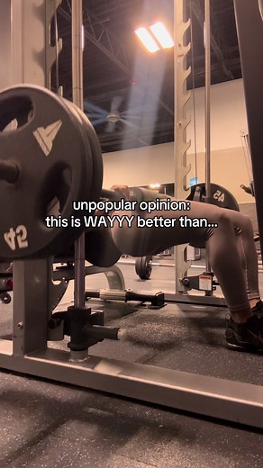 smith machine>> belt hip thrust any day. I can’t get my form down on belt hip thrust the bruising I can’t overload. I don’t like it 🤷🏾‍♀️🤷🏾‍♀️