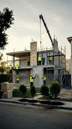 From Empty Lot to $5M Modern Mansion 🤯 | Full Timelapse Build #viral#shorts