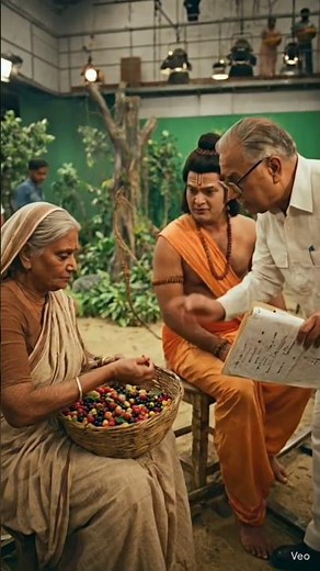 साबरी ने जब राम को जूठे बेर खिलाया था । देखो वह सीन शूटिंग#shooting