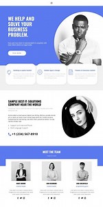 Business page design - Html Code Example by Nicepage