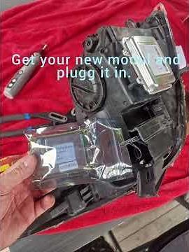 How to change control-module for the DRL on the Xenon headlight for Opel/Vauxhall Insignia A/Astra J