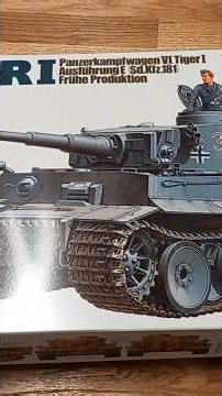 TAMIYA TIGER 1 AUSF E EARLY PRODUCTION KIT NO 216.