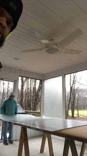 Plexiglass installation