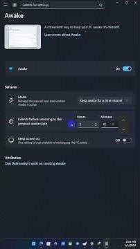 Stop Windows Sleep Mode Instantly with the PowerToys Awake Hack