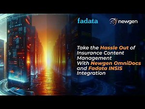 Simplify Insurance Operations with Newgen OmniDocs + Fadata INSIS | Newgen Software