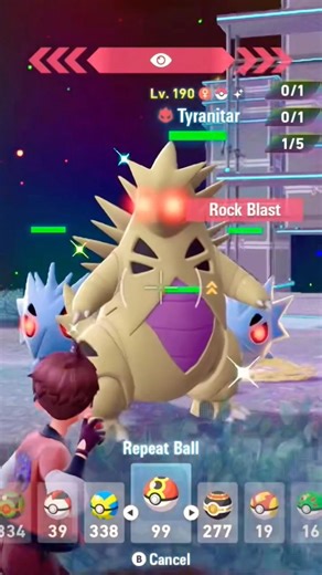 SHINY ALPHA TYRANITAR 🦖✨ LIKE & SUBSCRIBE! | Pokémon Legends ZA #pokemonlegendsza #pokemon