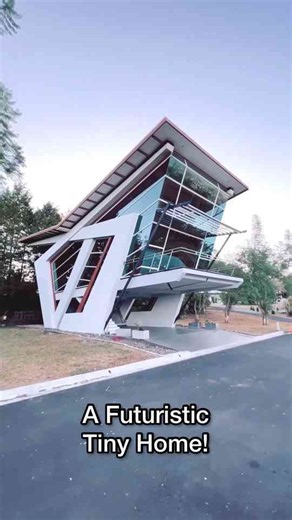 Futuristic ultra-modern tiny home Airbnb tour