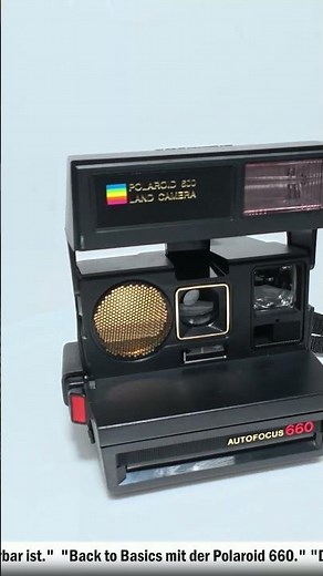 Polaroid 660 autofocus is actually insane #polaroid #vintage #camera