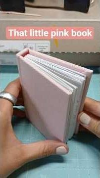 Hardcover A7 notebook from scrap paper & thrifted fabric