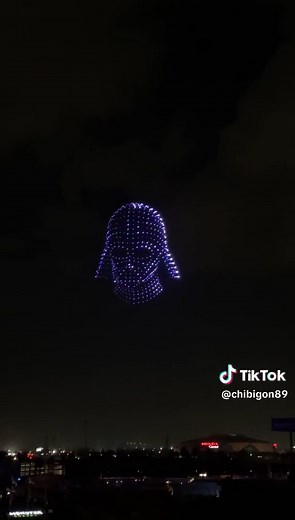 Star Wars Drone Show Highlights at Angel Stadium
