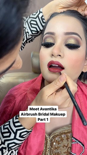 Airbrush bridal makeup part 1 (face makeup ) | Ekta Bakshi Makeovers