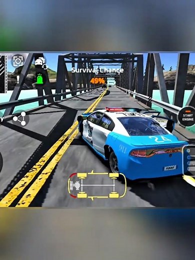 Drive CSX High Speed Car Crashes/Fails/Realistic Impacts🔰Epic Car Driving Simulator Ep.11 Shorts 11