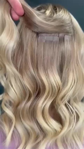 Tape Hair Extensions for Fuller Hair at La Beauté