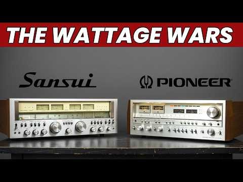 The 100lb SANSUI & PIONEER Receivers That DESTROYED Each Other (And Vanished)