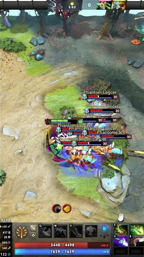 Phantom Lancer vs Spectre 1v1 — Full Build, No Skills. Spectre LOST?!