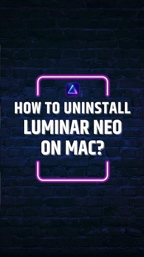How to Uninstall Luminar NEO from MAC?