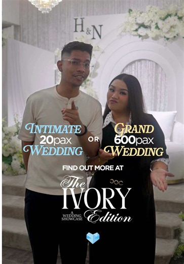 20 Pax Intimate Solemnization or 500 Pax Grand Wedding? 👰🏻‍♀️🤵🏻‍♂️You get to choose with @IvorybyPu3 ! Located right beside Somerset MRT with a sheltered walkway, IVORY by Pu3 is a wheelchair-accessible, versatile venue that can host everything from an intimate solemnisation for 20 pax from $1,500, to celebrations of up to 200 pax per seating or up to 600 guests come-and-go style 😍💫 Their wedding packages already include: ✨ Venue usage 🌸 Wedding décor 🍽️ Catering by Pu3 Restaurant BUT… �