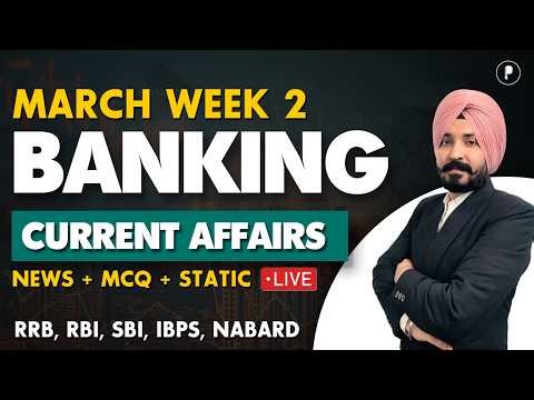 Weekly Banking Current Affairs | March Week 2 | Parcham Classes