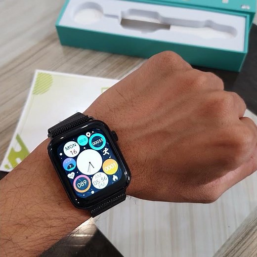 How to install Magnetic chain straps into smartwatch. N76, T500, HW22, DT100, HX68 Series 6 Series 7