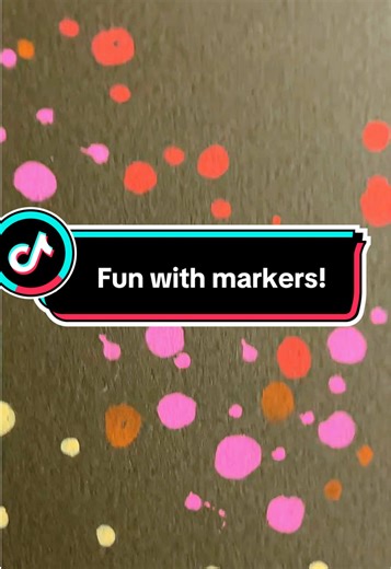 Fun with markers! #arttok #markers #create #relaxing #fyp | markers