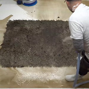 Cleaning a Maggot Infested Rug | Time lapse | Mountain Rug Cleaning