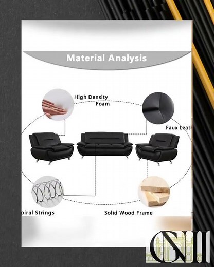 Leather Couches For Living Room Black Sofa And Loveseat Set