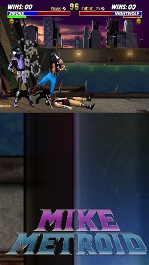 Nightwolf is Committed to Corner Infinite - Biggs Vs FuGue_TV - UMK3 MKLK Ultimate Mortal Kombat 3