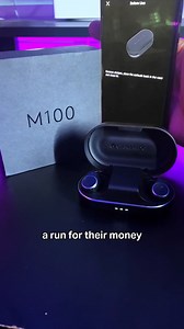 The best earbuds for music lovers #M100. In a world full of wireless options, Melomania M100 are built for those who live and breathe music. Featuring hybrid ANC and 50 hour battery life, so it’s always there when you need it. Visit our website to learn more. | Cambridge Audio
