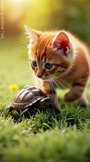 What Happens When a Cat Sees a Turtle?