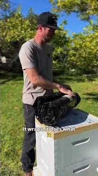 Wrapping your beehives for winter and insulating your beehives are two different things