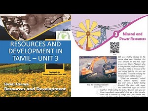 NCERT Class 8 Geography Ch-3 _ Mineral & power resources Explained in Tamil