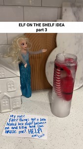 Day 3: ❄️ Elsa froze our Elf on the Shelf after a heated debate last night! 😱🎄 Follow along with the frosty drama with my elf series! ❄️🧝‍♂️ . . . #ElfOnTheShelf #elfontheshelfideas #elfonashelf #holidayfun #elfadventures #christmasmagic | Mallory Richardson