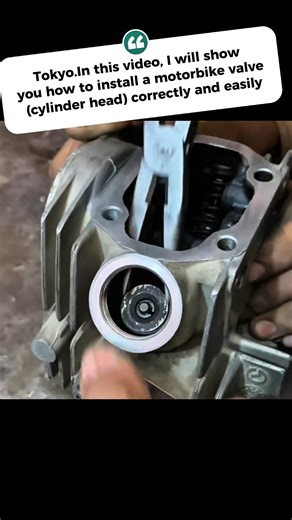 Motorcycle Valve Installation Tutorial (Cylinder Head) #tutorial #installingvalves #cylinderhead