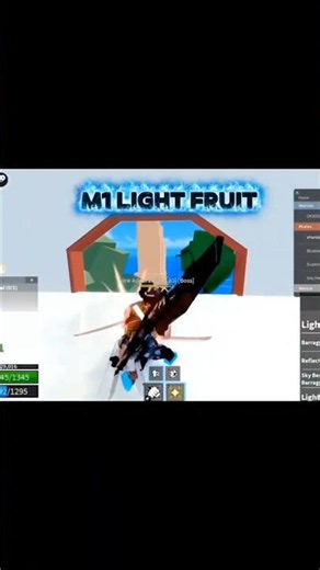 light fruit fully v2 showcase #roblox #lightfruitbloxfruits