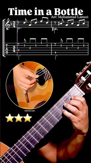 Time in a Bottle - Fingerstyle Guitar Tutorial 🎸 #guitartutorial