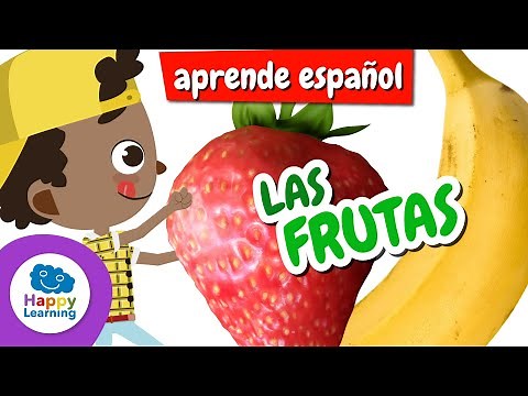 Learn Fruits in Spanish | Happy Learning 🍎🍌🍇
