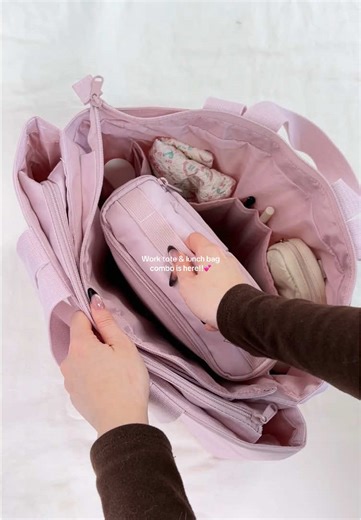 Essential Work Tote and Lunch Bag Combo for Professionals