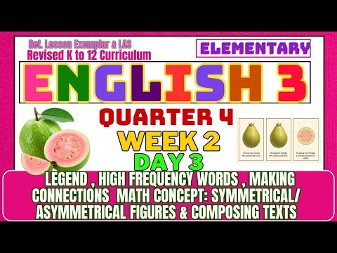 English 3 Q4 Week 2 Day 3 | Story Connections and Mathematical Language | Revised K-12