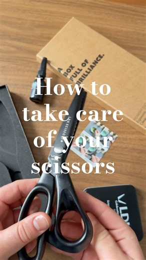 How to oil and take care of your scissors with the LDH Scissors Maintenance Kit ✂️