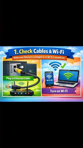 TROUBLESHOOTING NO INTERNET CONNECTION STEP 1