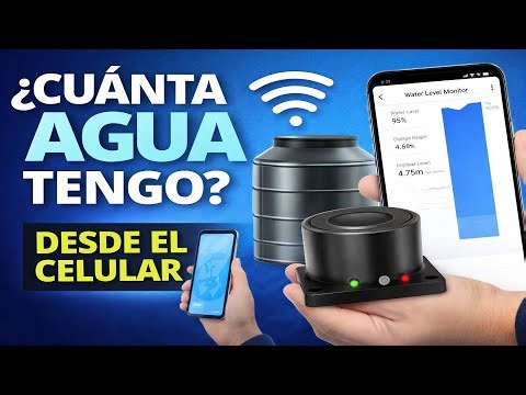 👉 Cómo saber cuánta agua tiene tu tinaco desde el celular | Sensor WiFi Tuya