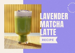 How to Make a Lavender Matcha Latte