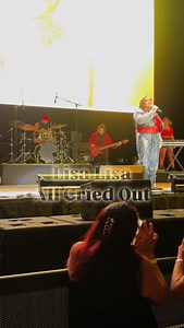 ✨ Legendary moment ✨ Lisa Lisa pouring her heart out with All Cried Out live at the 40th Anniversary Tour in Sacramento. 🎶💔 What a night! #LisaLisa #AllCriedOut #Golden1Center #LiveMusic #oldiesvibe | Oldies Vibes