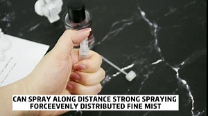 Thyores 50pcs mini perfume atomizer, clear plastic spray bottle portable fragrance spray bottle - 3ml