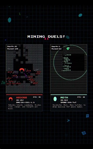 Absorb vs Moth | Mining Duels!