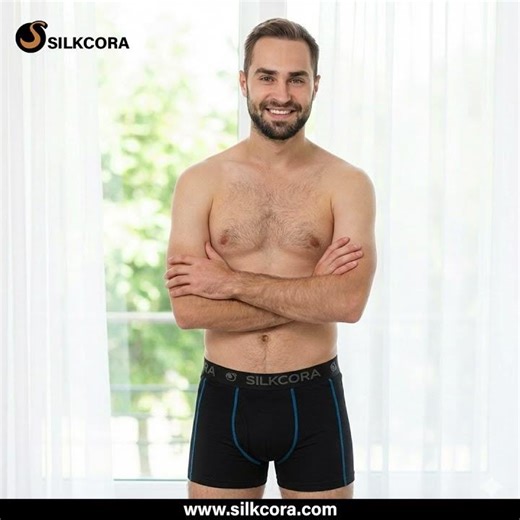 Premium Men's Comfort Boxer Briefs | SILKCORA Breathable Underwear