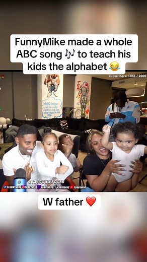Funnymike Made an Alphabet Song For His Kids!🔥❤️ | LegendaryFunnymike