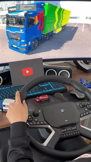 MAN Truck Driving with HORI Steering Wheel 🚛 | ETS2 POV #ets2 #pov