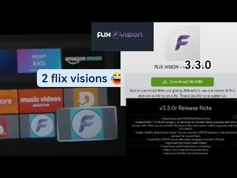 FLIX VISION 3.3.0 for android or firestick & heres how to get it back + updated & it works 💯