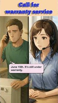 Learn English with Real-Life Situations – Call for warranty service | Customer Service English